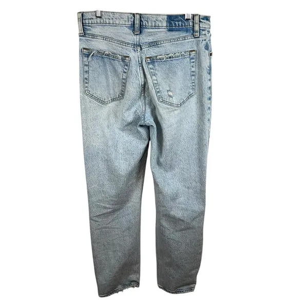Abercrombie & fitch the dad high rise jeans Women's 27x30 Distressed‎ Grunge - Image 2