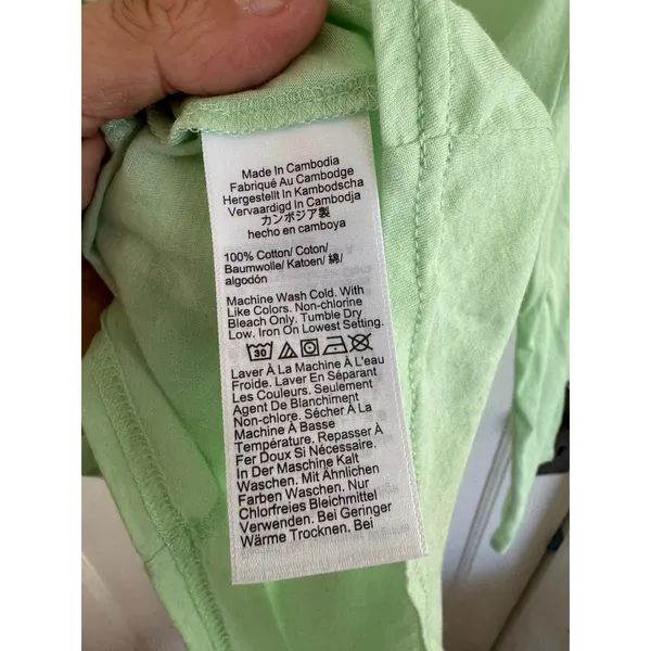 NWT J.Crew mint green 3/4 sleeve Feather jersey size medium - Image 5