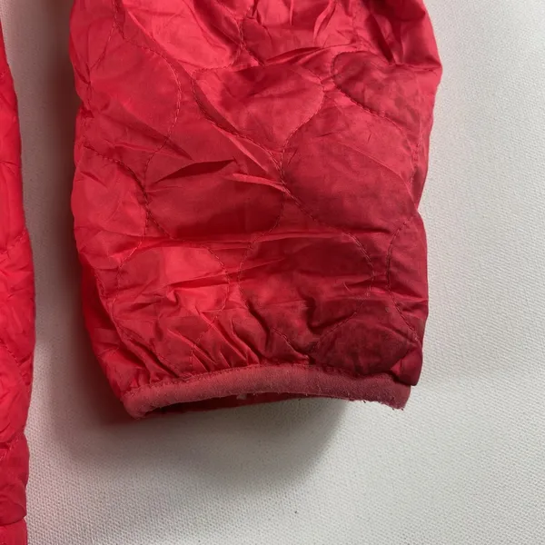 Columbia Jacket Girls XL 18/20 Pink Bella Plush Quilted Plush Fuzzy Hooded YOUTH - Image 13