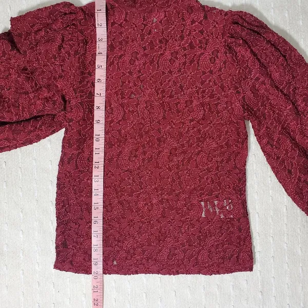 Free People Sweet Talker Lace Blouse‎ Size S - Image 7