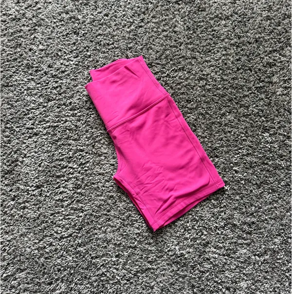 lululemon athletica Hot Pink High-Rise Bike Shorts - Image 4