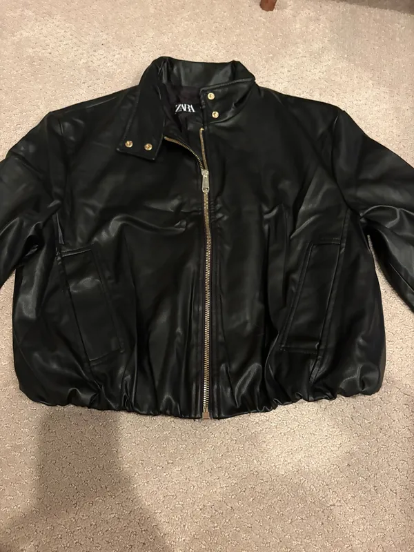ZARA Leather Jacket - Image 3