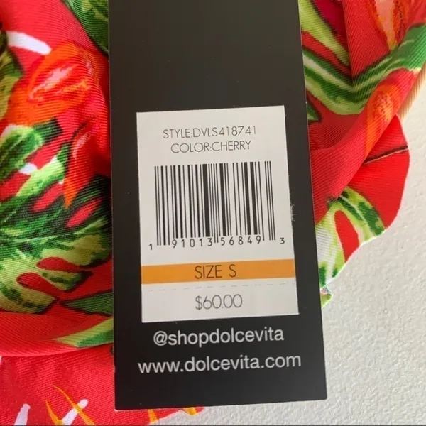 NEW DOLCE VITA BIKINI swim BOTTOM red orange NWT - Image 12
