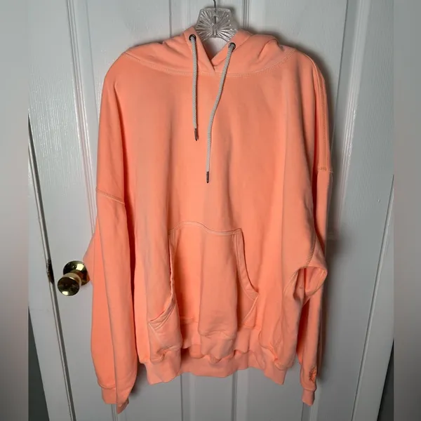 Free People Final Call Hoodie in Pastel Peach L - Image 2