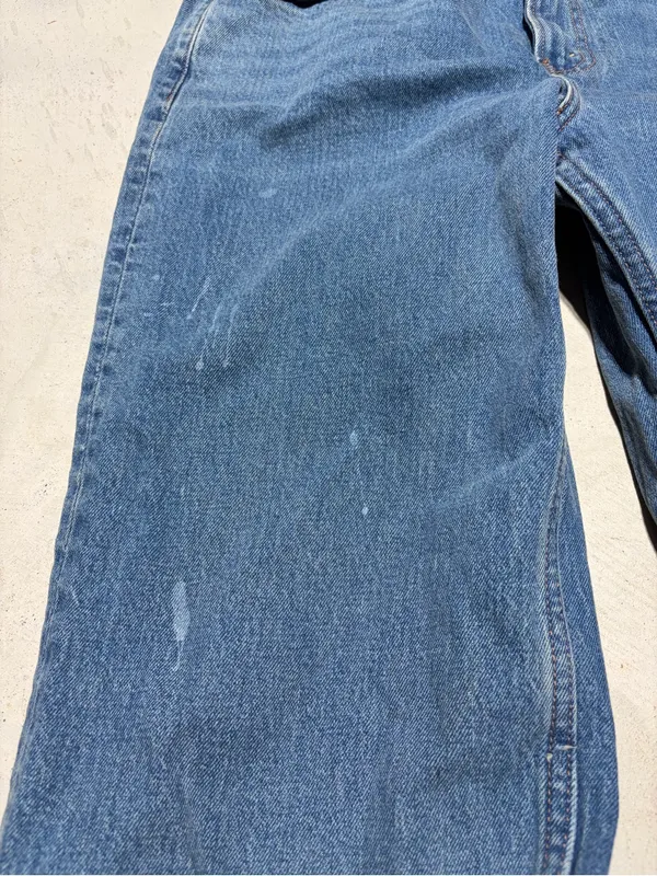 Abercrombie & fitch high rise 90’s relaxed 27 short jeans cowboy boot - Image 4