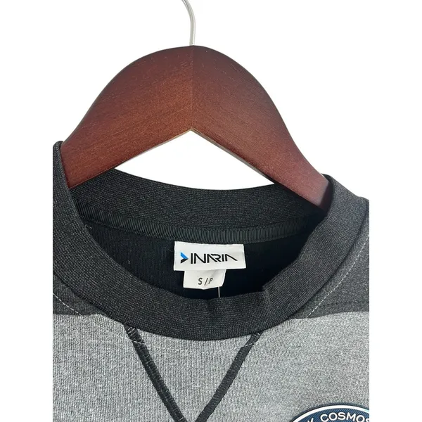 New York Cosmos Sweatshirt Small Women’s Gray Inaria Soccer Futbol Blokecore NEW - Image 2