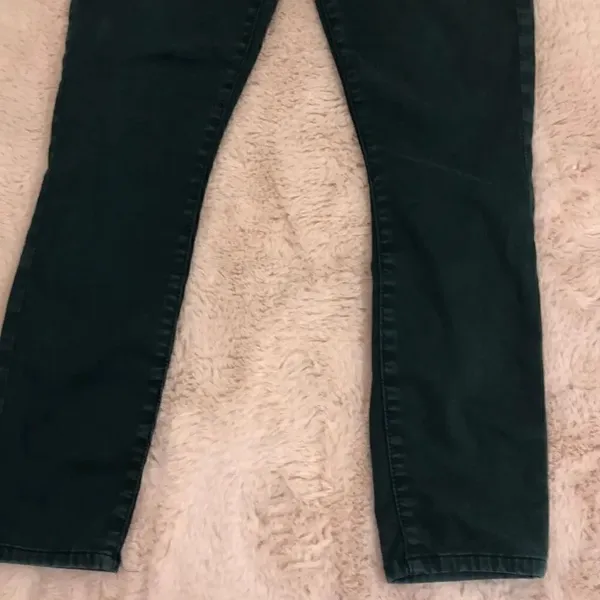 7 for all mankind forest green skinny cropped jean - Image 5