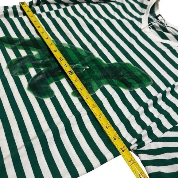 NEW Zara Dinosaur and Stripe Tee Novelty Comfort Fun Quirky Camp L - Image 10