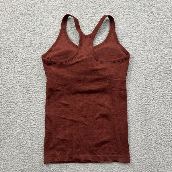 Lululemon Ebb To Street Tank Top Smoky Red Athletic Athleisure Women's 6 - Image 2