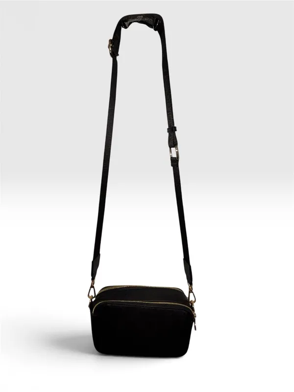 Valentino by Mario Valentino Black Studded V Logo Crossbody Bag - Image 3