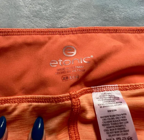 e tonic athletic skirt Orange Size XS - Image 3