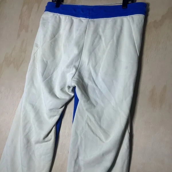 Nike Women’s Sports Joggers‎ Pants Size Large Blue And White Pink Swoosh - Image 8