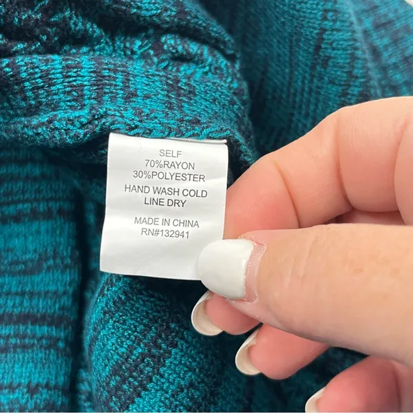 Amanda‎ Uprichard Braylen Bold Knit Sleeveless Dress Teal Womens Size Small NEW - Image 6