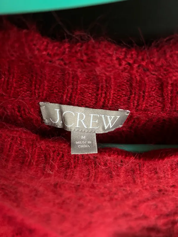 J.Crew Pointelle scallop-trim sweater - Image 3