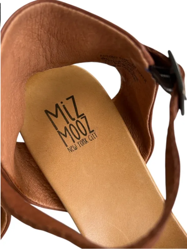 EUC Miz Mooz Leather Antony Sandals Brown Size 10 - Image 4