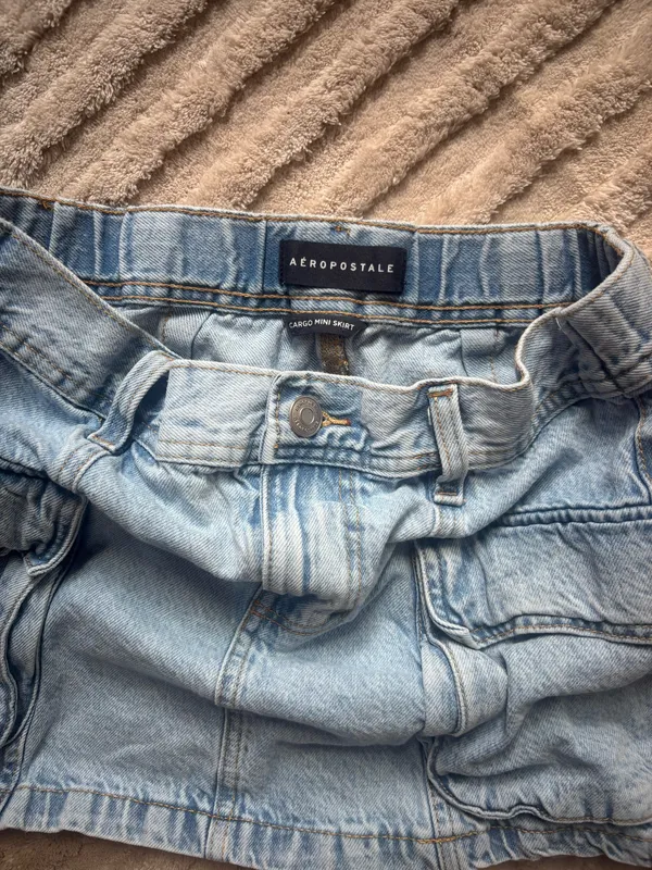 Aeropostale Jean cargo mini skirt - Image 3