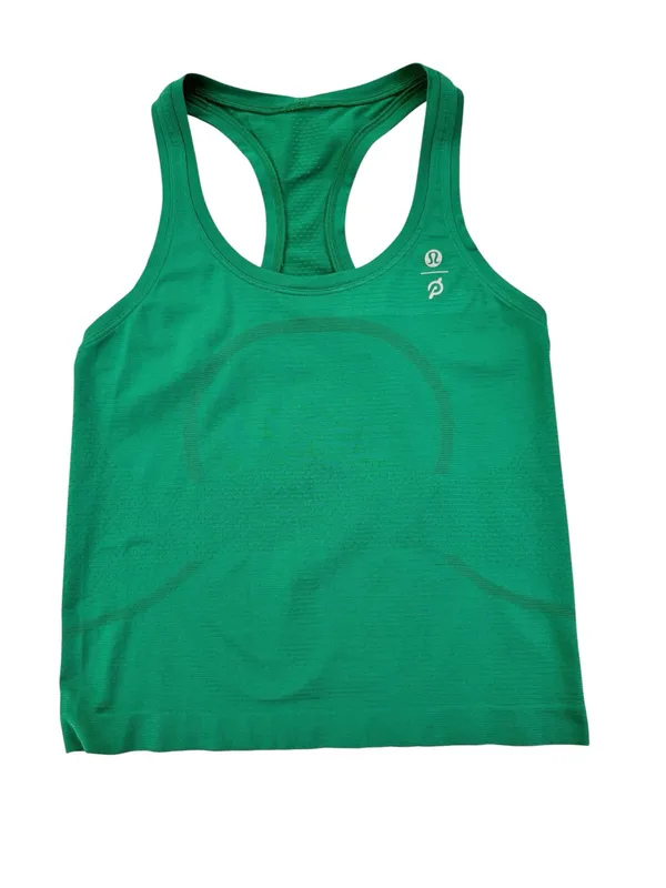 Lululemon Peloton Swiftly Tech Racerback Tank Top 2.0 Race Length Green Size 4 - Image 2