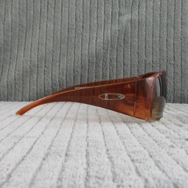 New Divine Eyewear Vixen Orange Fade/Amber Gradient Sunglasses NWT Women's - Image 5