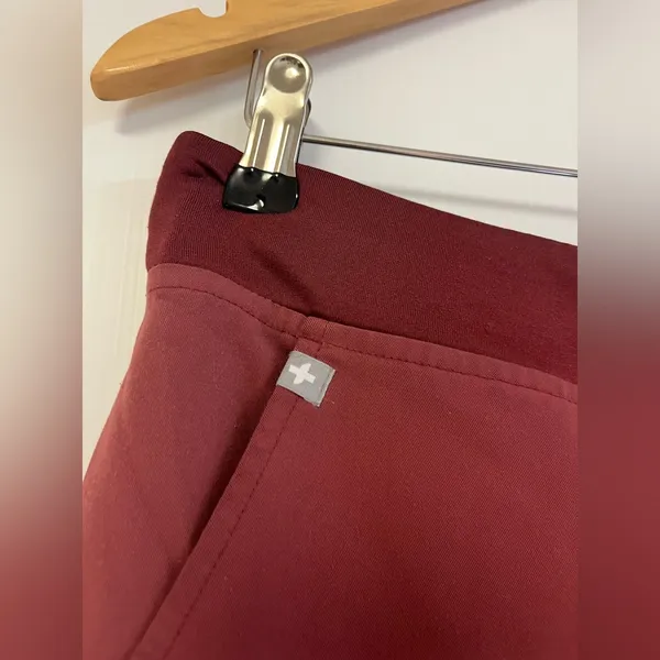 Figs Women’s Zamora Jogger Scrub‎ Pants - Burgundy - Size Small - Image 2