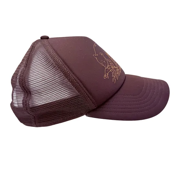 Simms Brown Bear Fishing Trucker Hat - Image 5