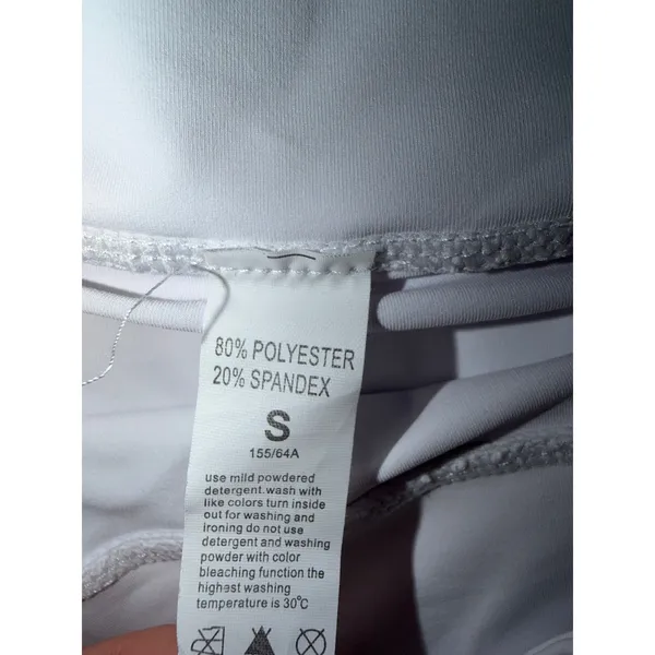 Goldhinge Pleated Skort Womens Size S White Tennis Pickleball Skirt - Image 6