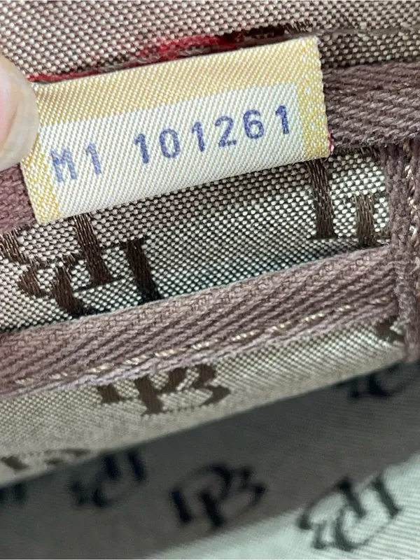 Y2K Dooney & Bourke Tote Bag Brown Monogram Canvas Leather Tassel Academia - Image 10