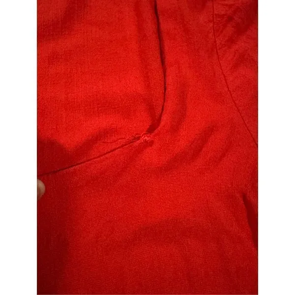 Free People Intimately‎ Free Zoe V-Wire Bodysuit Red Small - Image 8