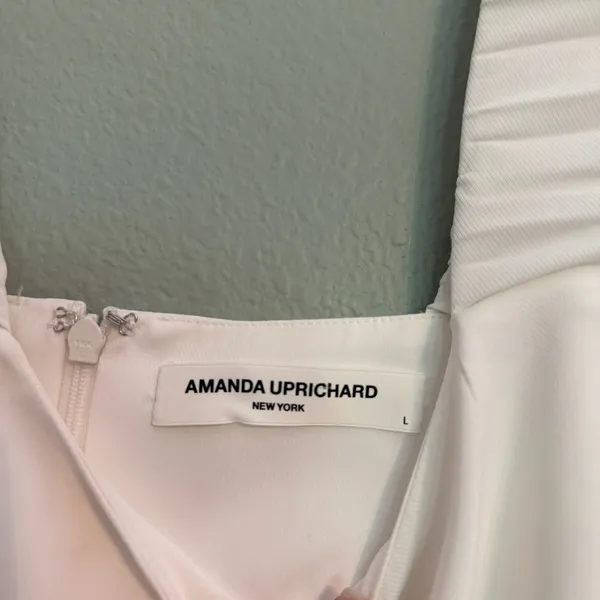 new amanda uprichard nicolia ivory tank mini dress size Large - Image 5
