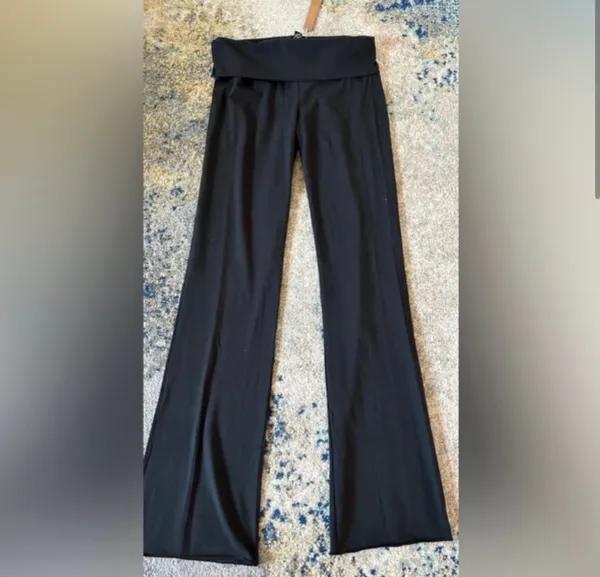 SKIMS Cotton Jersey Foldover Pants XS - Image 3