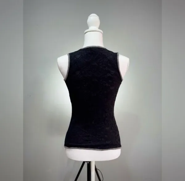 CLEARANCE! Ann Taylor Lace Back Shell Tank Size XSP EUC - Image 2