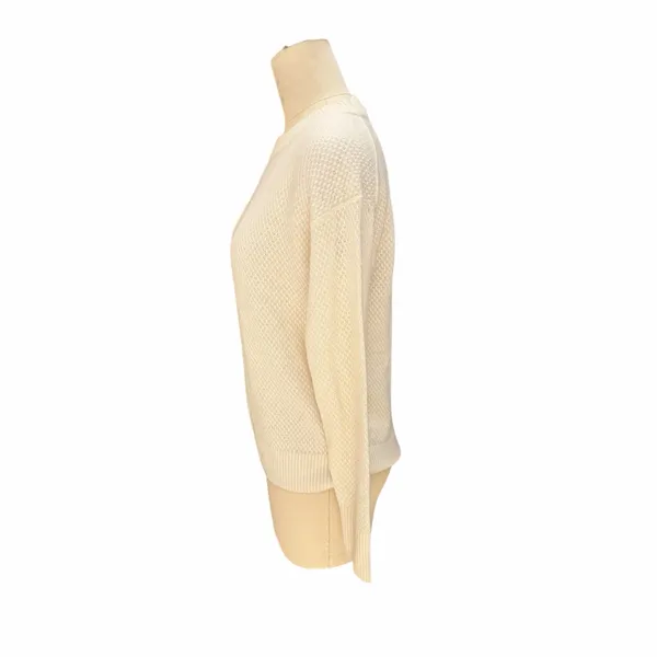 Quince Baby Alpaca-Wool Diamond Stitch Crew size small‎ - Image 5