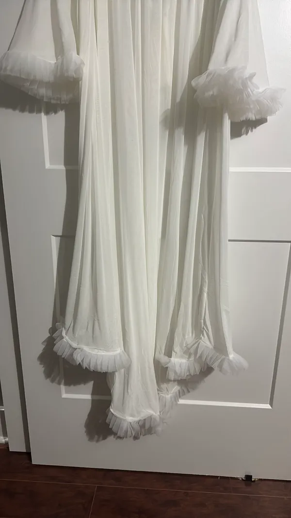 Bridal getting ready robe White - Image 3
