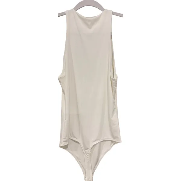 Live in the Moment High-Neck Tank Stretchy Bodysuit M 6-8 - Image 3
