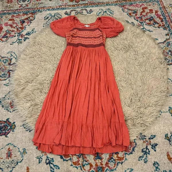 Baltic Born Smocked Top Maxi Dress size Small - Image 2
