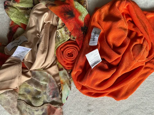 Outcast Clothing 2 Piece Set Cetara Top Orange Cetara Mini Skirt Tigerlily - Image 6