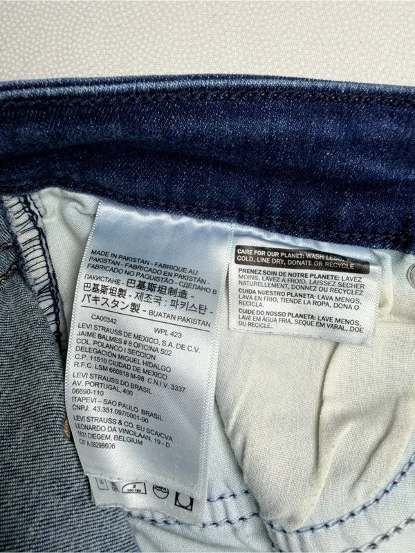 Levi’s Classic Mid Rise Skinny Jeans Women’s 8 W29 L30 Dark Wash Stretch - Image 4