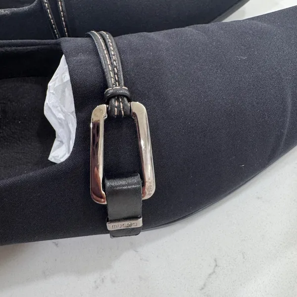 Munro Black Shoe with Silver Buckle - Image 10
