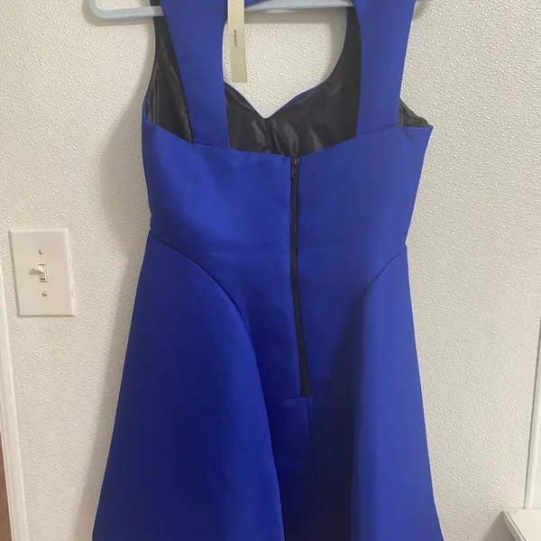 NWT - Mustard Seed cut-out Mini Dress in royal blue size Medium - Image 3