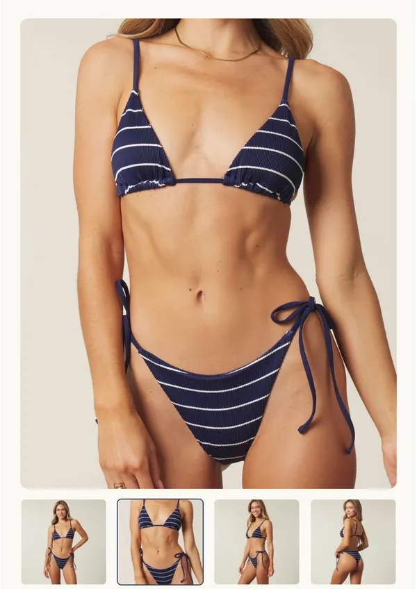 Honey Swim Bikini Blue Size M - Image 4