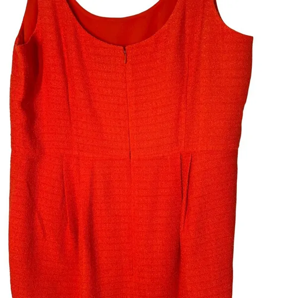 Ann Taylor NWT Women's Orange‎ Mini Dress Size 16 - Image 5