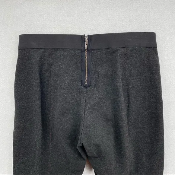 J. Crew Charcoal Stretch‎ Mid Rise Pixie Pant Seamed Skinny Exposed Zipper - Image 6