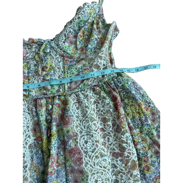 Rare For Love and Lemons FL&L Esme Mini Dress Size XL Bustier Fairy Floral Party - Image 10