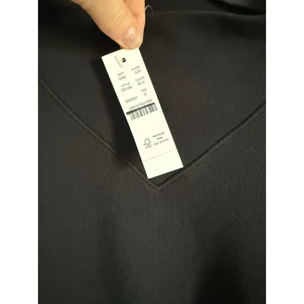 $108 New JCrew Heritage Terry Mockneck Sweatshirt Black Small - Image 6
