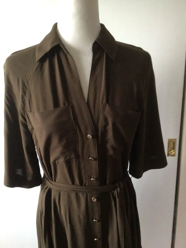 H&M Tie Belt Shirt Dress- Xsm- Nwt - Image 5
