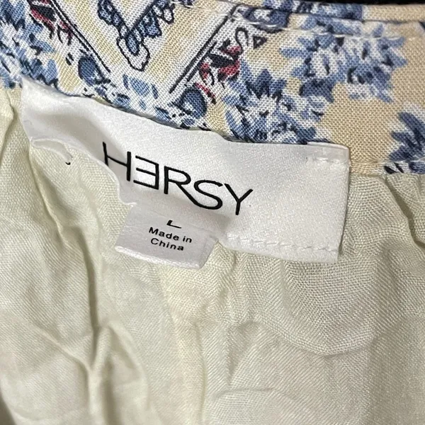 HERSY Tiered Maxi‎ Dress with Adjustable Spaghetti Straps, LARGE - Image 6