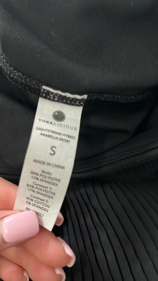 Yogalicious Tennis Skirt Black - Image 6