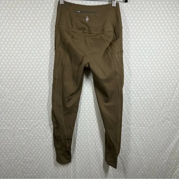 Free People Movement‎ Green High Rise Pocket Leggings - Image 5