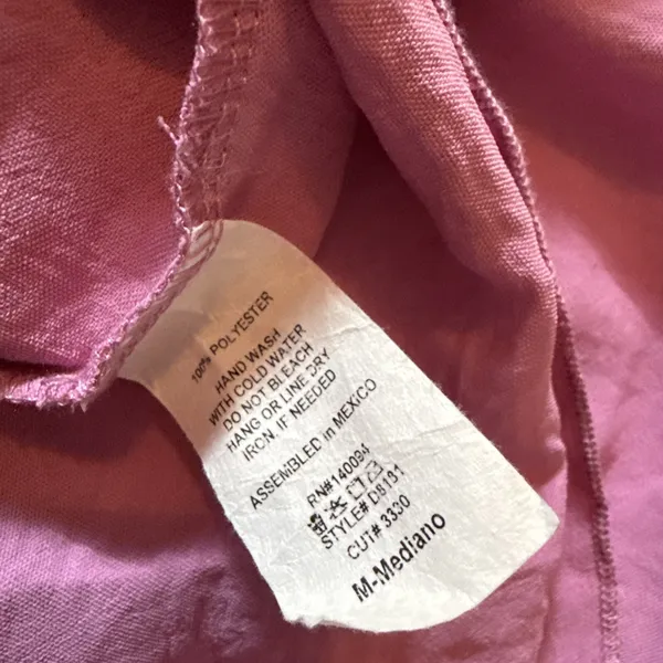 See You Monday Lilac Stripy Twist Front Slip Dress Sz Medium - Image 7