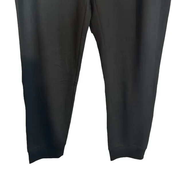 Badgley Mischka Women’s Black French Terry Joggers Face Logo Original Artwork LG - Image 4