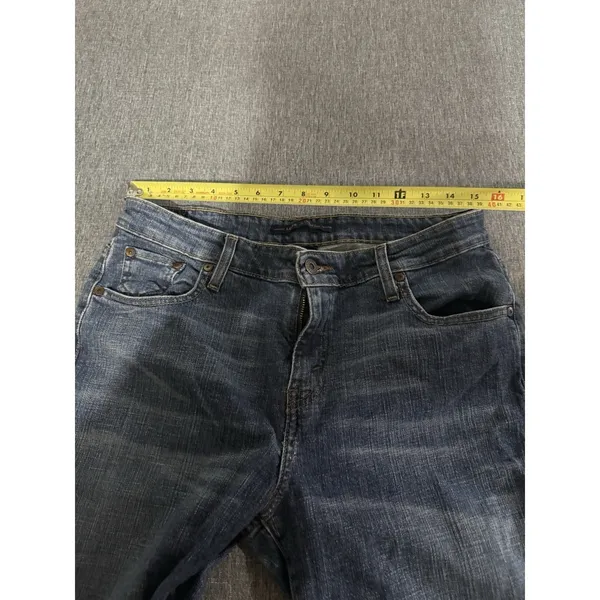 Levi's Mid Rise Blue Skinny Jeans Women's Sz 14M - Image 7